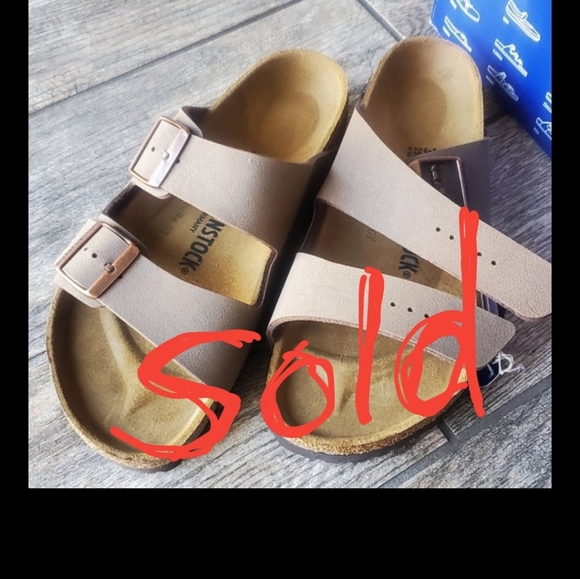 light gray birkenstocks